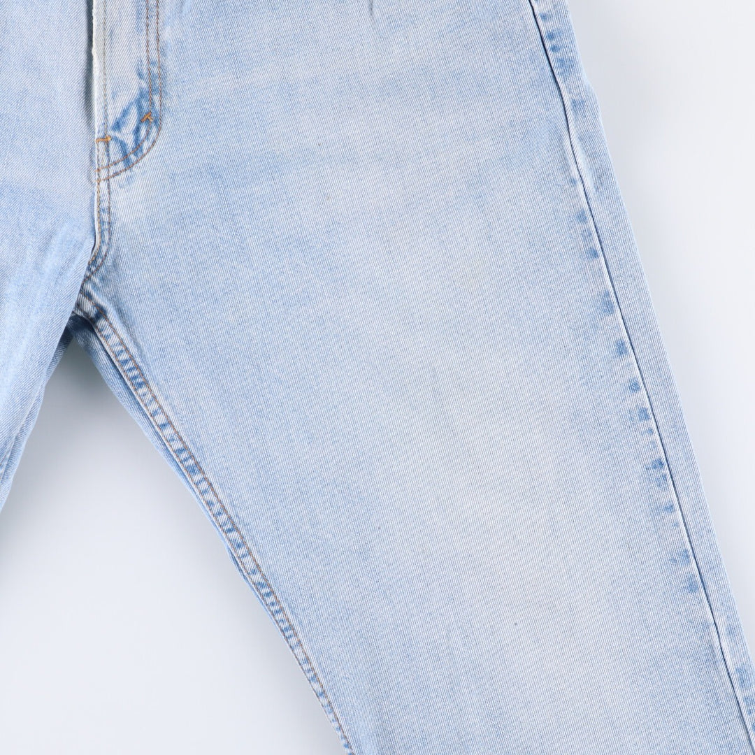 00'S Levi's 505 REGULAR FIT tapered denim pants for men, size w36 cotton Blue type light blue Vintage Second Hand