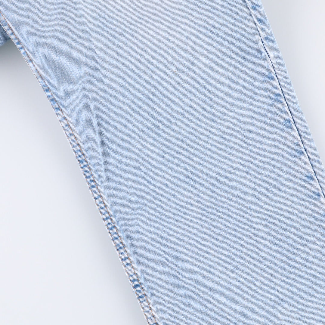 00'S Levi's 505 REGULAR FIT tapered denim pants for men, size w36 cotton Blue type light blue Vintage Second Hand