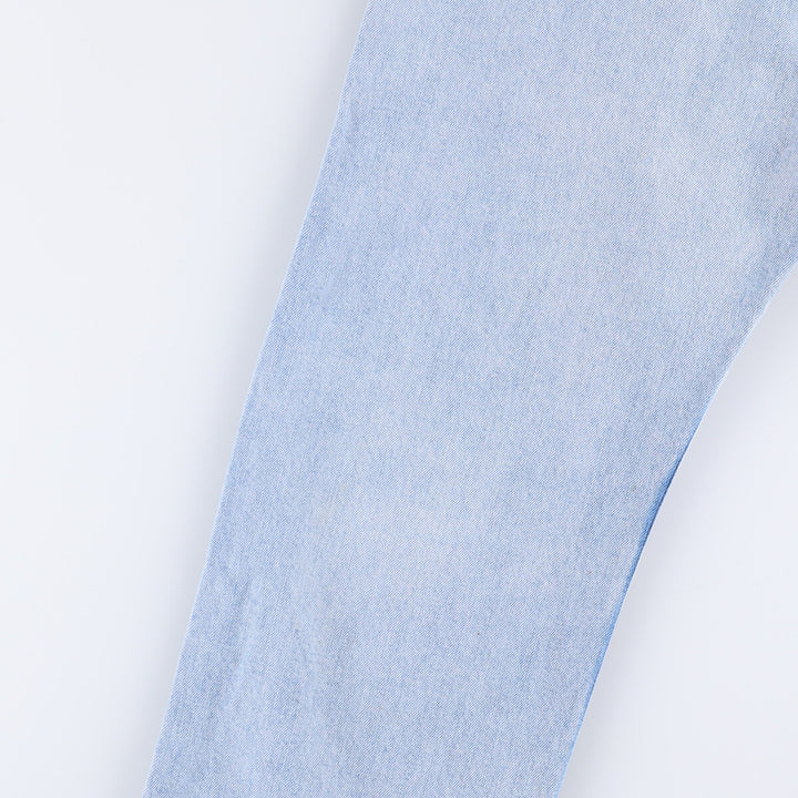 00'S Levi's 505 REGULAR FIT tapered denim pants for men, size w36 cotton Blue type light blue Vintage Second Hand