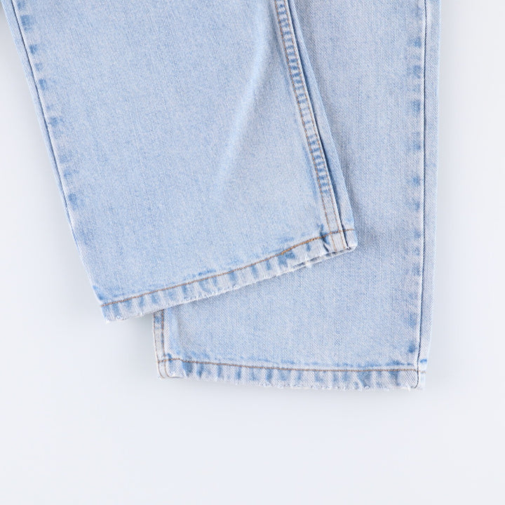 00'S Levi's 505 REGULAR FIT tapered denim pants for men, size w36 cotton Blue type light blue Vintage Second Hand