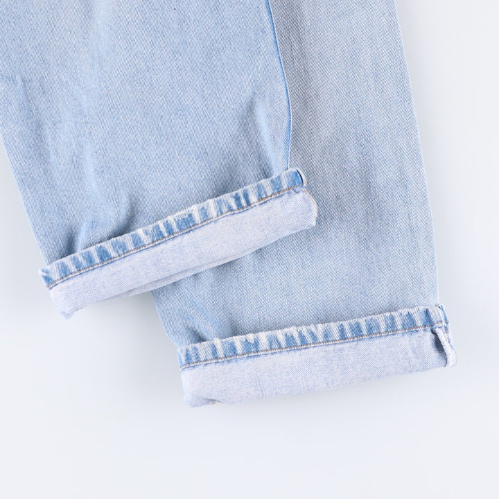00'S Levi's 505 REGULAR FIT tapered denim pants for men, size w36 cotton Blue type light blue Vintage Second Hand