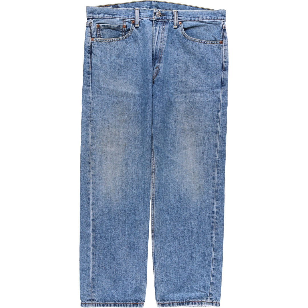 Levi's 505 tapered denim pants for men, size w37 cotton blue type Vintage Second Hand