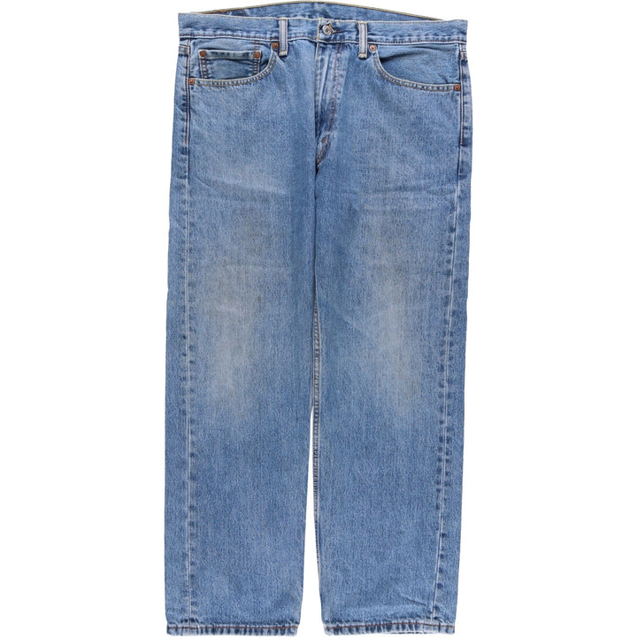 Levi's 505 tapered denim pants for men, size w37 cotton blue type Vintage Second Hand