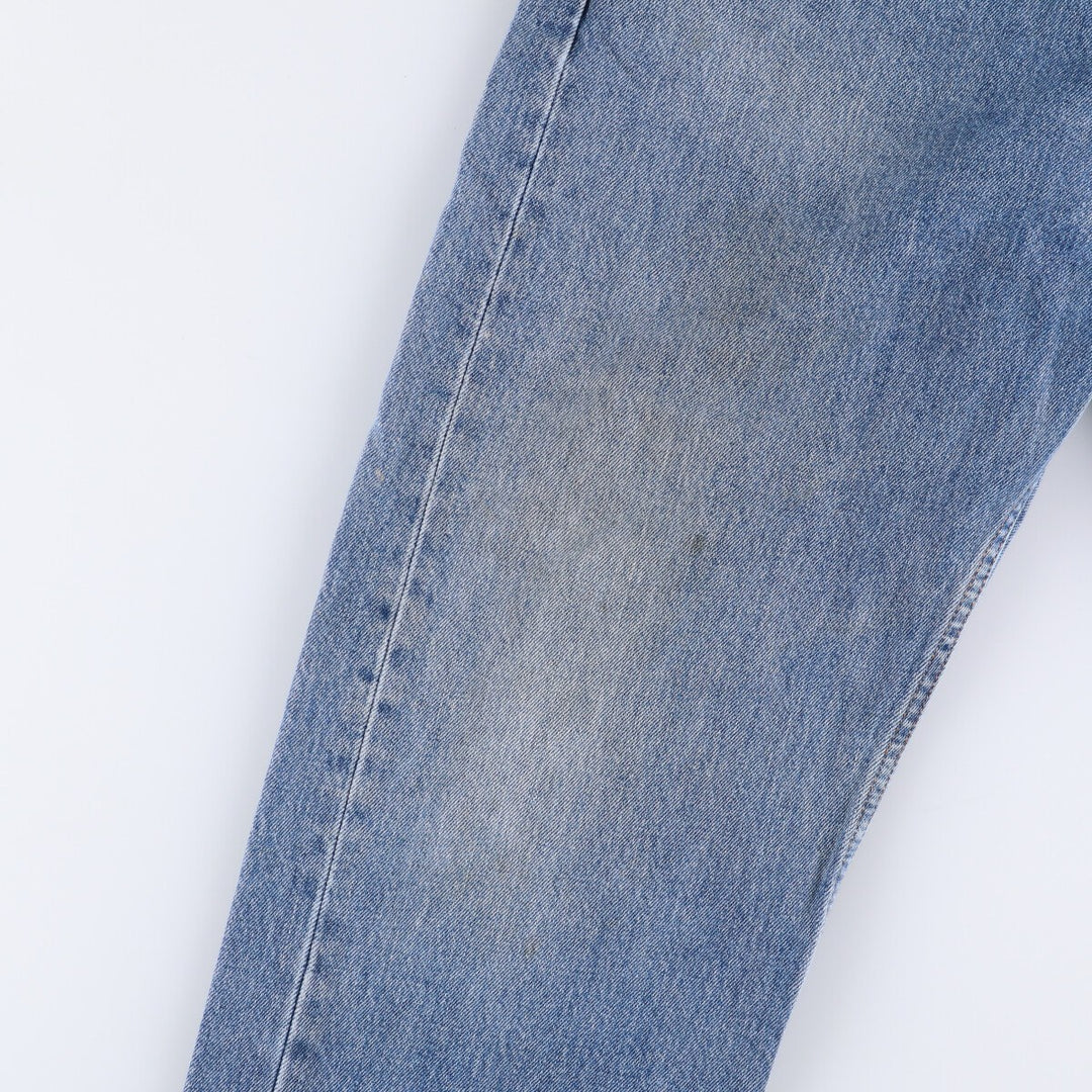 Levi's 505 tapered denim pants for men, size w37 cotton blue type Vintage Second Hand
