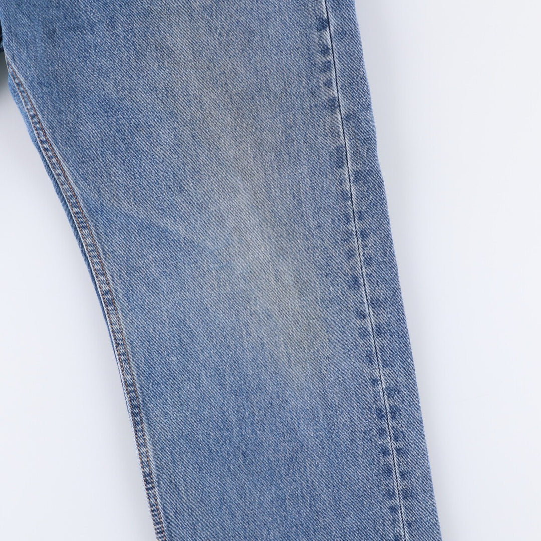Levi's 505 tapered denim pants for men, size w37 cotton blue type Vintage Second Hand