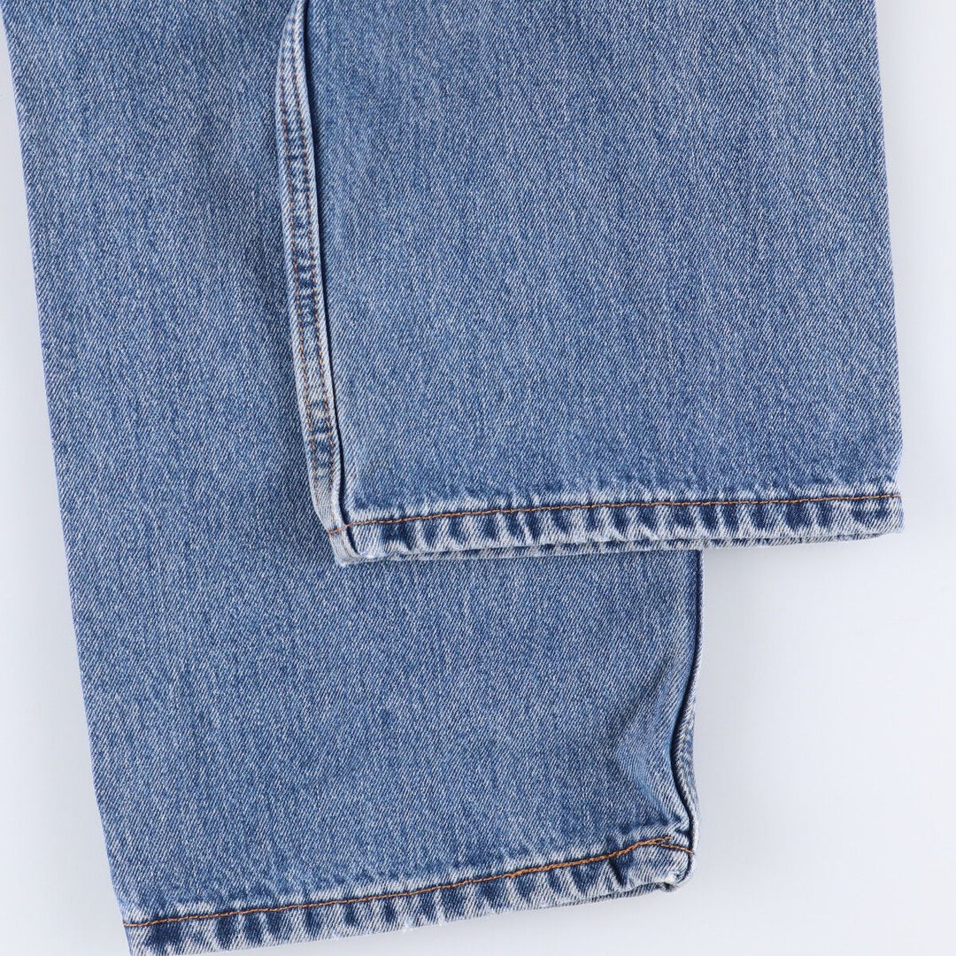 Levi's 505 tapered denim pants for men, size w37 cotton blue type Vintage Second Hand