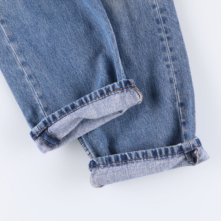 Levi's 505 tapered denim pants for men, size w37 cotton blue type Vintage Second Hand