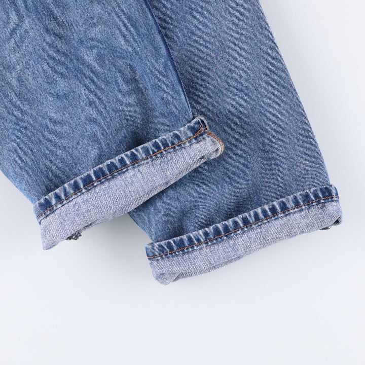 Levi's 505 tapered denim pants for men, size w37 cotton blue type Vintage Second Hand