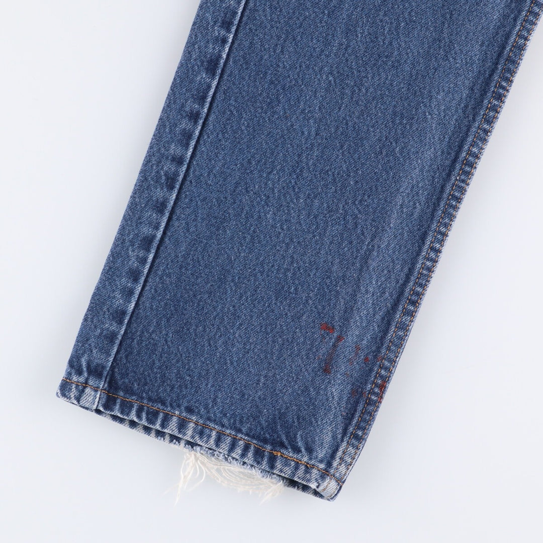 Levi's 505 STRAIGHT FIT tapered denim pants for men, size w36 cotton blue type Vintage Second Hand