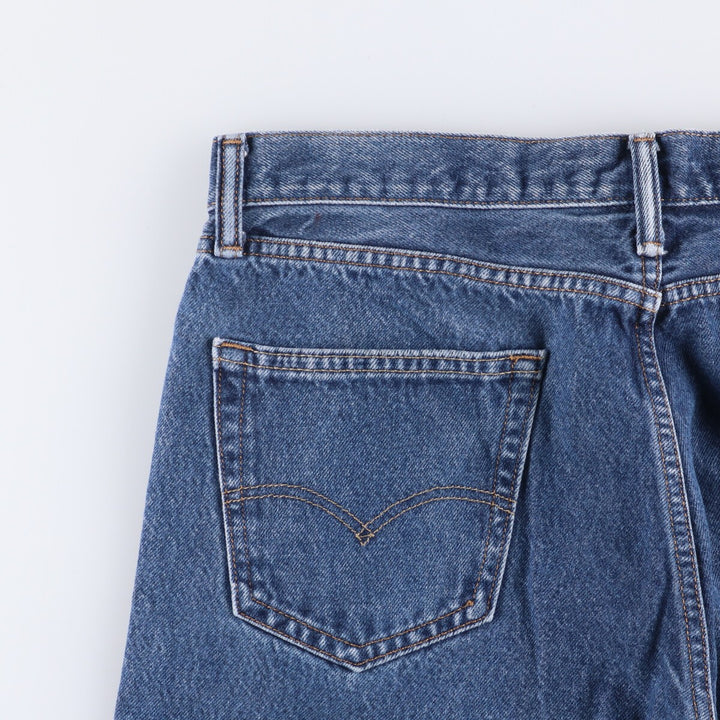 Levi's 505 STRAIGHT FIT tapered denim pants for men, size w36 cotton blue type Vintage Second Hand