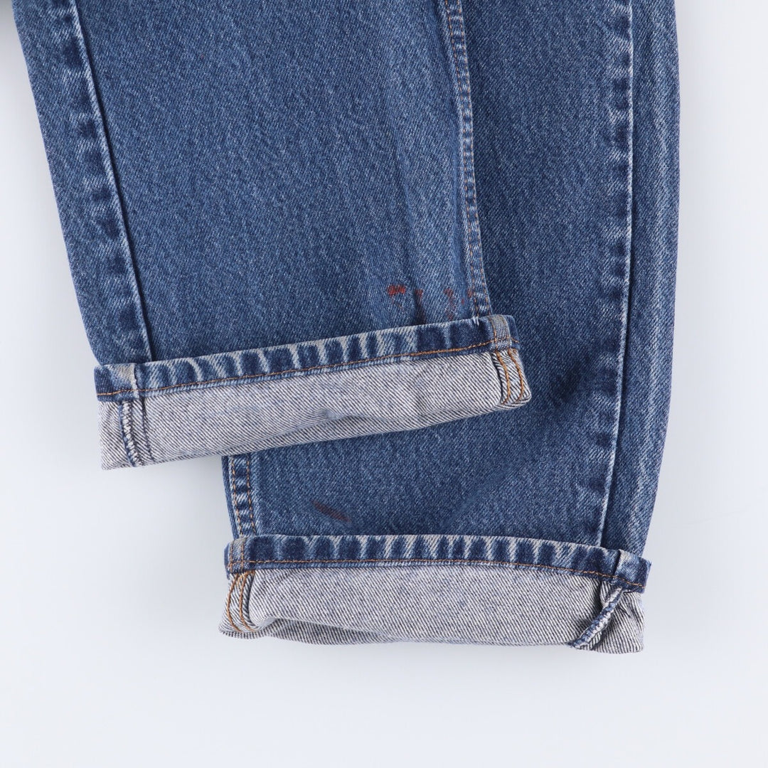 Levi's 505 STRAIGHT FIT tapered denim pants for men, size w36 cotton blue type Vintage Second Hand