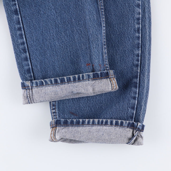 Levi's 505 STRAIGHT FIT tapered denim pants for men, size w36 cotton blue type Vintage Second Hand