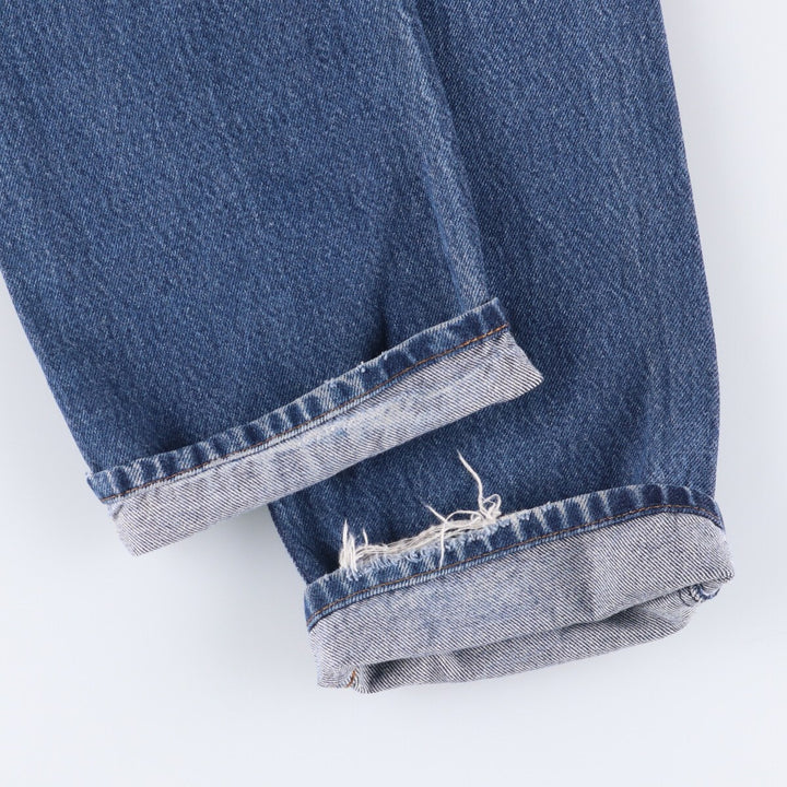 Levi's 505 STRAIGHT FIT tapered denim pants for men, size w36 cotton blue type Vintage Second Hand