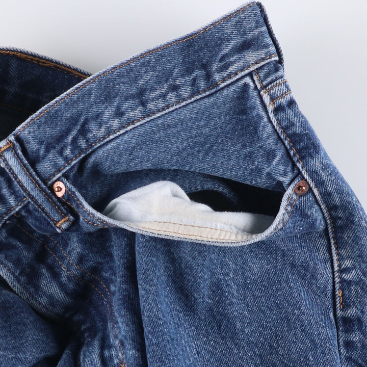 Levi's 505 STRAIGHT FIT tapered denim pants for men, size w36 cotton blue type Vintage Second Hand