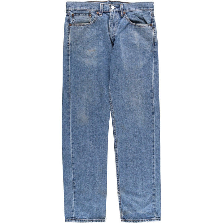 Levi's 505 Tapered Denim Pants, Men's Size 34, Zipper Fly cotton blue type Vintage Second Hand