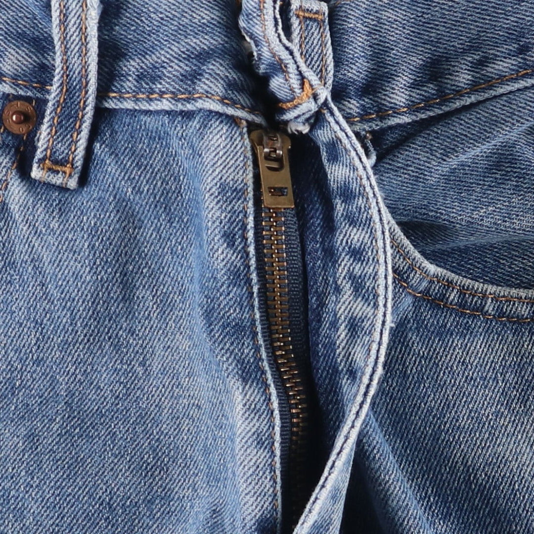Levi's 505 Tapered Denim Pants, Men's Size 34, Zipper Fly cotton blue type Vintage Second Hand