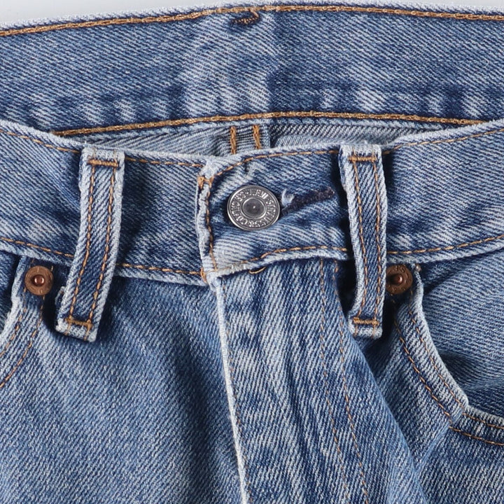Levi's 505 Tapered Denim Pants, Men's Size 34, Zipper Fly cotton blue type Vintage Second Hand