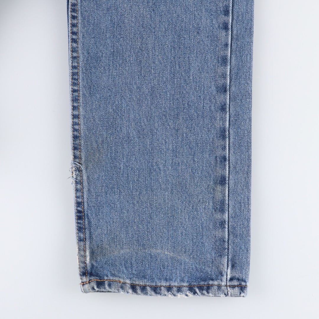 Levi's 505 Tapered Denim Pants, Men's Size 34, Zipper Fly cotton blue type Vintage Second Hand