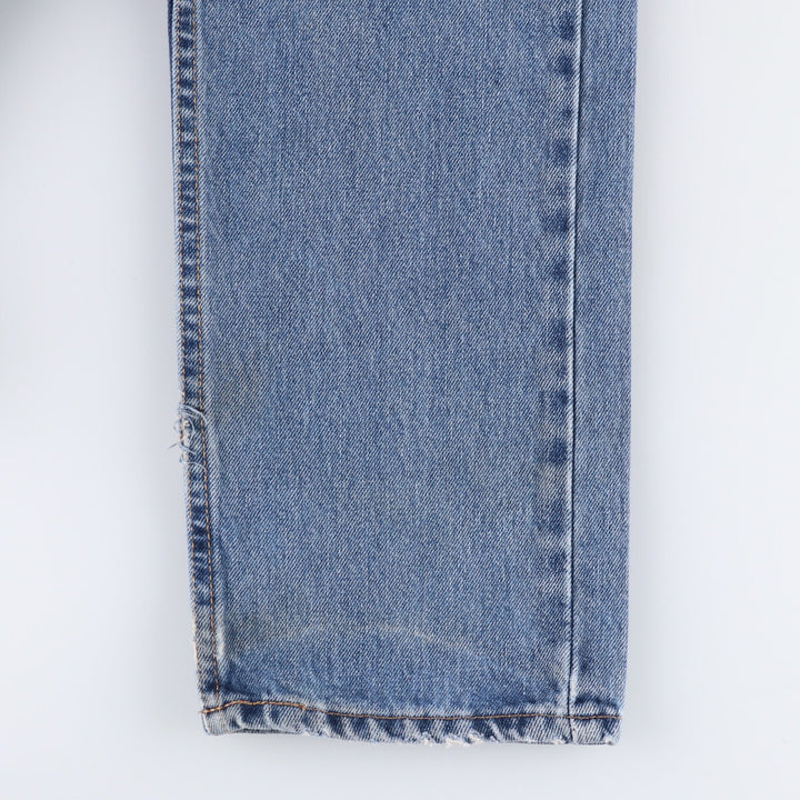 Levi's 505 Tapered Denim Pants, Men's Size 34, Zipper Fly cotton blue type Vintage Second Hand