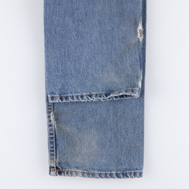 Levi's 505 Tapered Denim Pants, Men's Size 34, Zipper Fly cotton blue type Vintage Second Hand