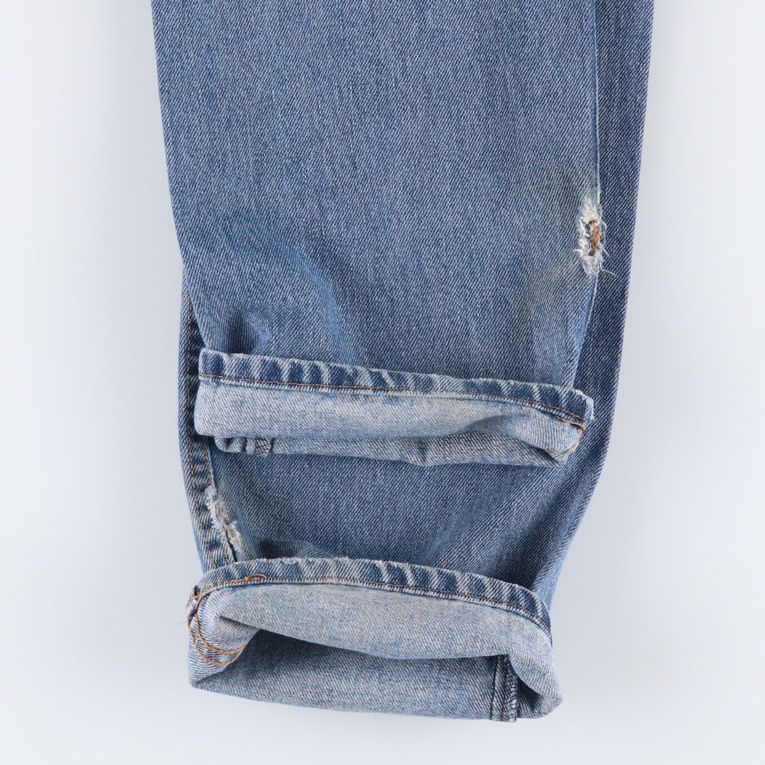 Levi's 505 Tapered Denim Pants, Men's Size 34, Zipper Fly cotton blue type Vintage Second Hand