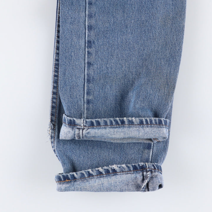 Levi's 505 Tapered Denim Pants, Men's Size 34, Zipper Fly cotton blue type Vintage Second Hand