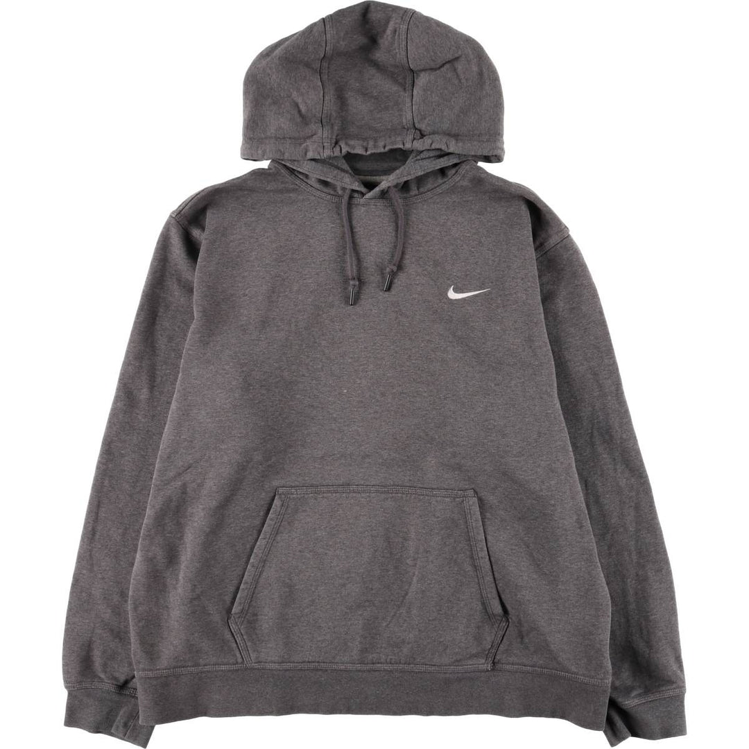 Nike Sweat Pullover Hoodie Men's XXL cotton gray type Vintage Second Hand