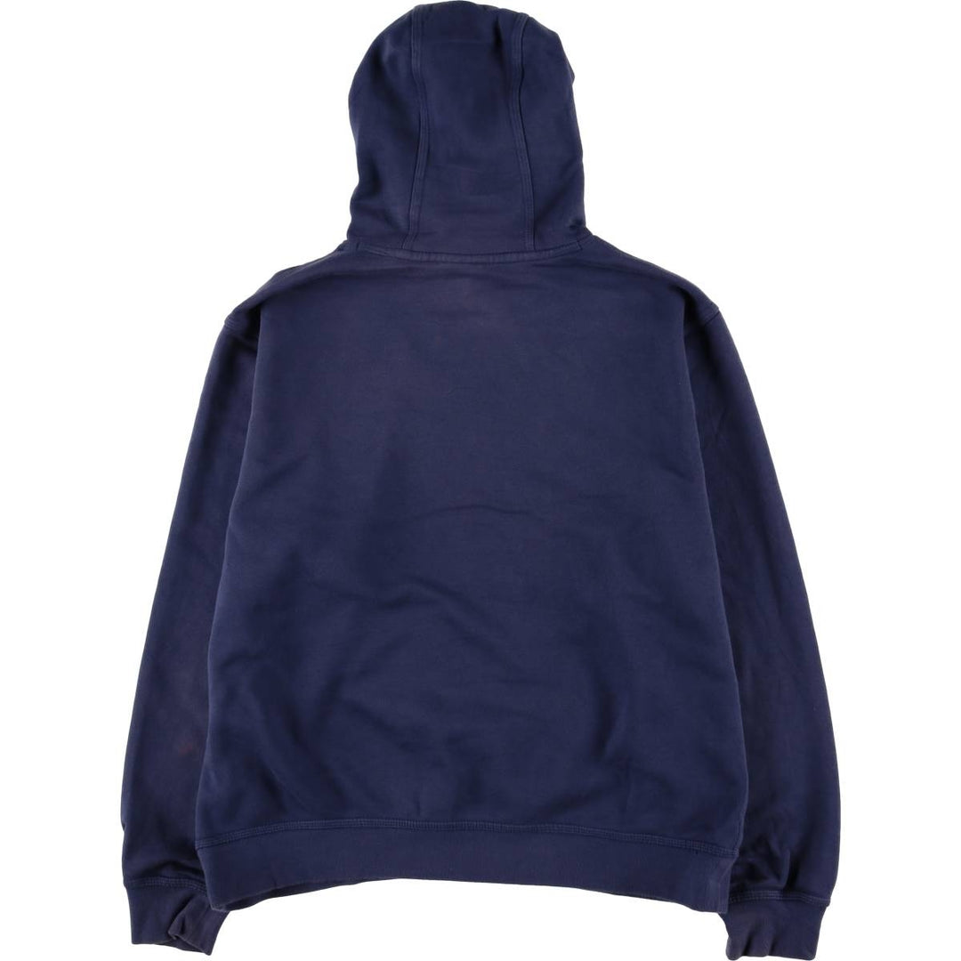 Nike Sweat Pullover Hoodie Men's XL Size cotton navy blue type Vintage Second Hand