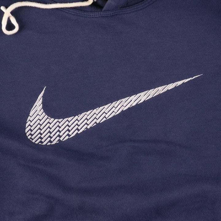 Nike Sweat Pullover Hoodie Men's XL Size cotton navy blue type Vintage Second Hand