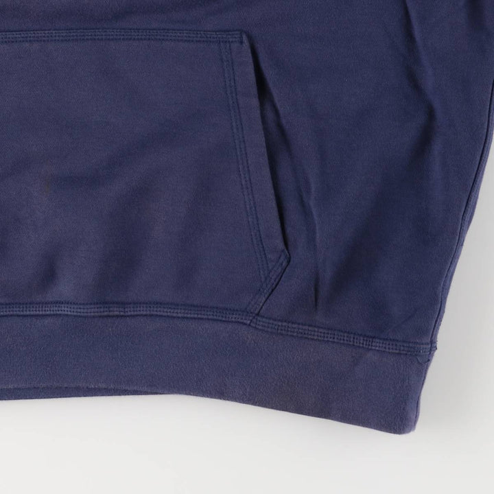 Nike Sweat Pullover Hoodie Men's XL Size cotton navy blue type Vintage Second Hand