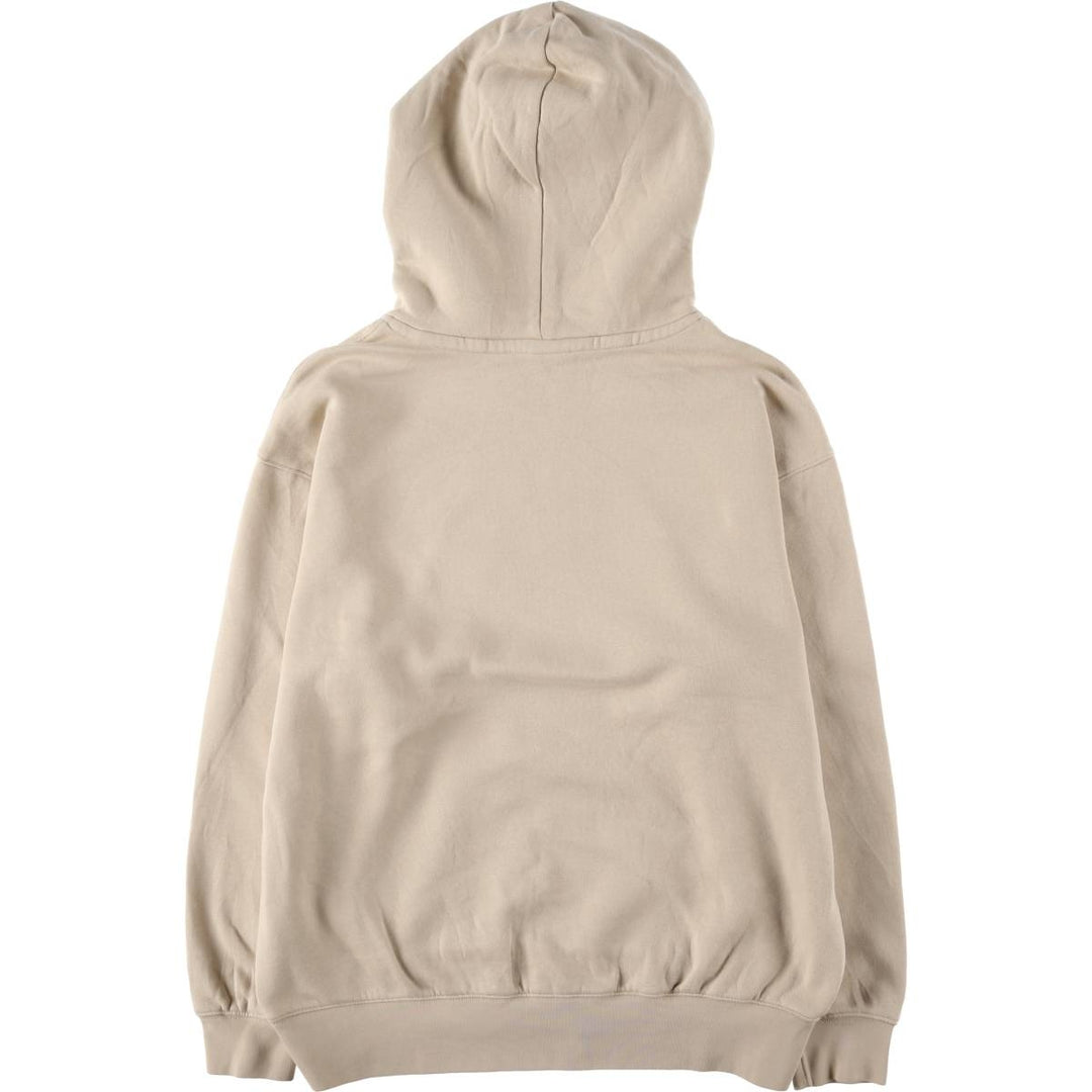 Nike Center Logo Sweat Pullover Hoodie, Men's Size Small cotton ivory Vintage Second Hand