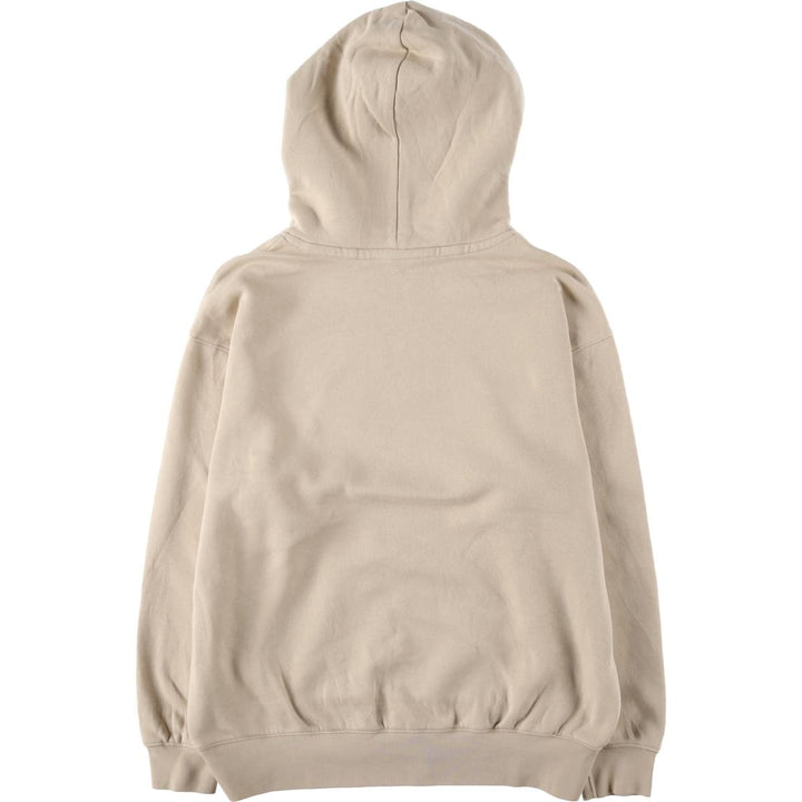 Nike Center Logo Sweat Pullover Hoodie, Men's Size Small cotton ivory Vintage Second Hand