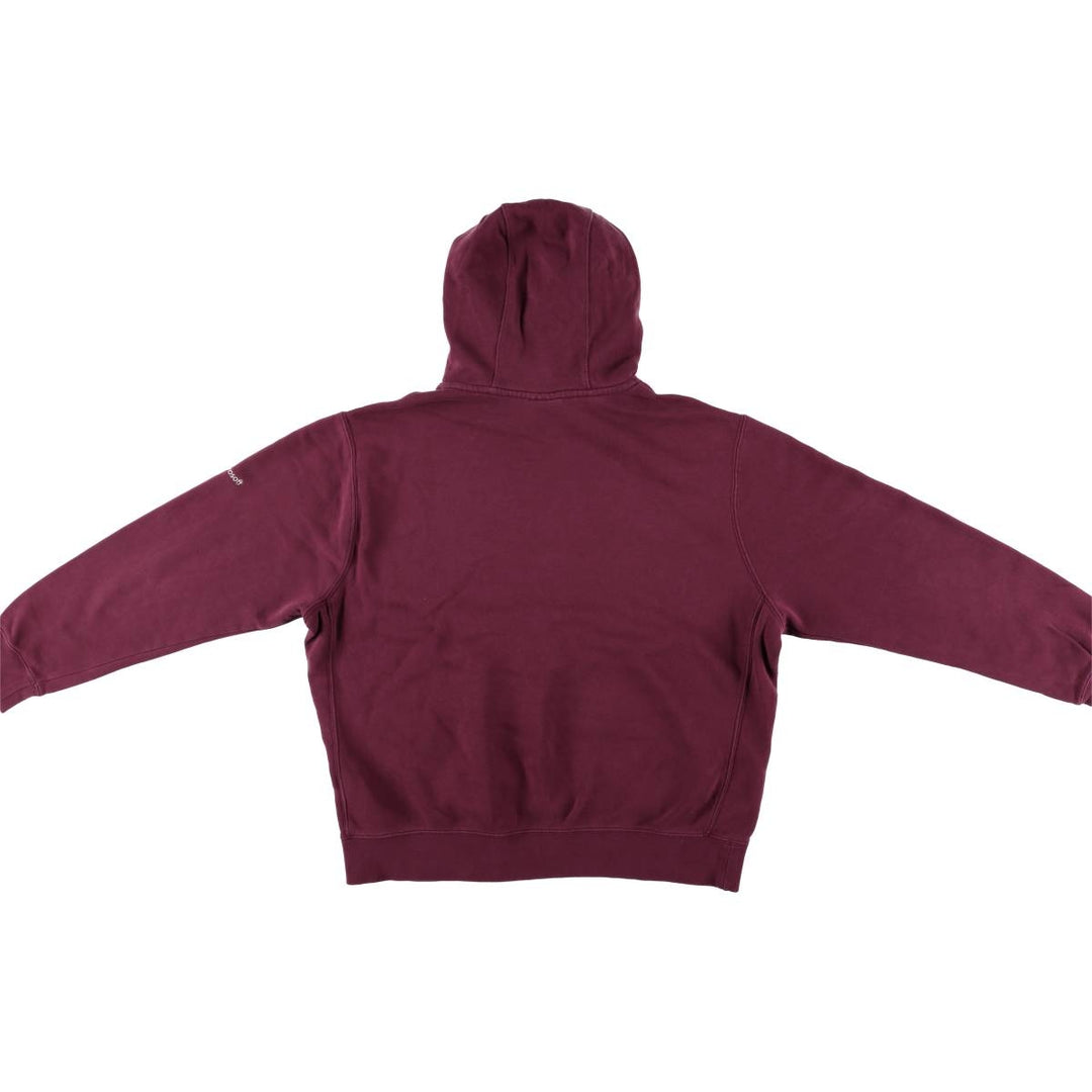 Nike Microsoft Advertising Pullover Hoodie, Men's Size L cotton burgundy type Vintage Second Hand