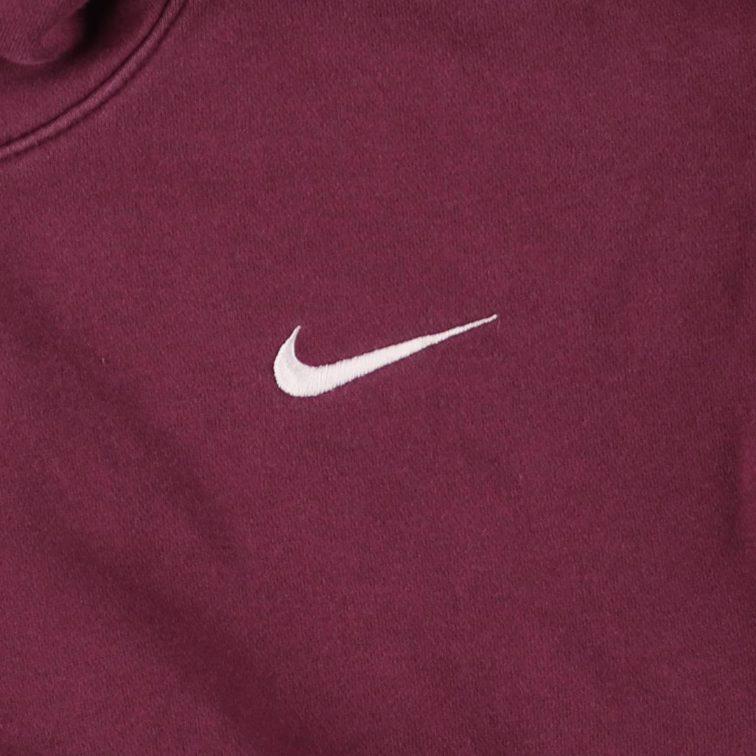 Nike Microsoft Advertising Pullover Hoodie, Men's Size L cotton burgundy type Vintage Second Hand