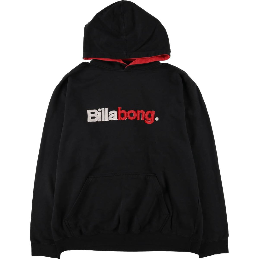 Vintage 90'S Billabong BILA BONG sweatshirt pullover hoodie, men's size XL cotton black type Vintage Second Hand