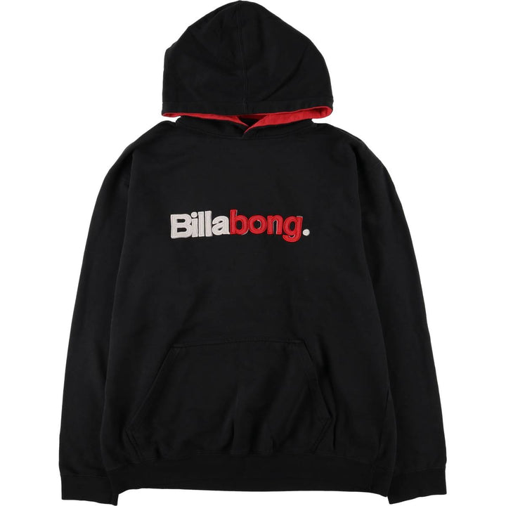 Vintage 90'S Billabong BILA BONG sweatshirt pullover hoodie, men's size XL cotton black type Vintage Second Hand