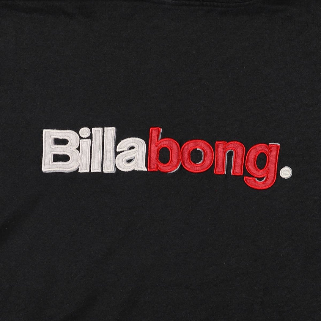 Vintage 90'S Billabong BILA BONG sweatshirt pullover hoodie, men's size XL cotton black type Vintage Second Hand