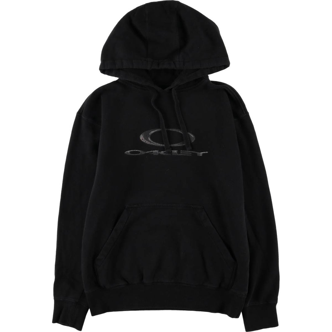 2000'S Oakley sweatshirt pullover hoodie, men's size M cotton black type Vintage Second Hand