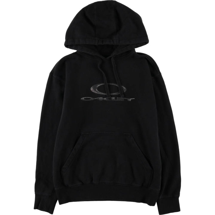 2000'S Oakley sweatshirt pullover hoodie, men's size M cotton black type Vintage Second Hand
