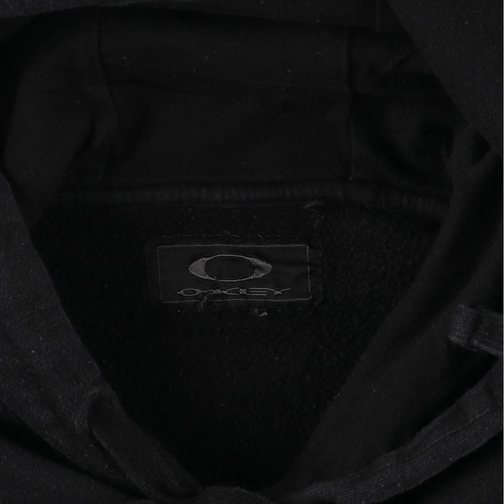 2000'S Oakley sweatshirt pullover hoodie, men's size M cotton black type Vintage Second Hand