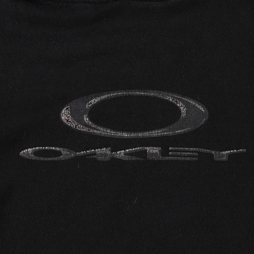 2000'S Oakley sweatshirt pullover hoodie, men's size M cotton black type Vintage Second Hand