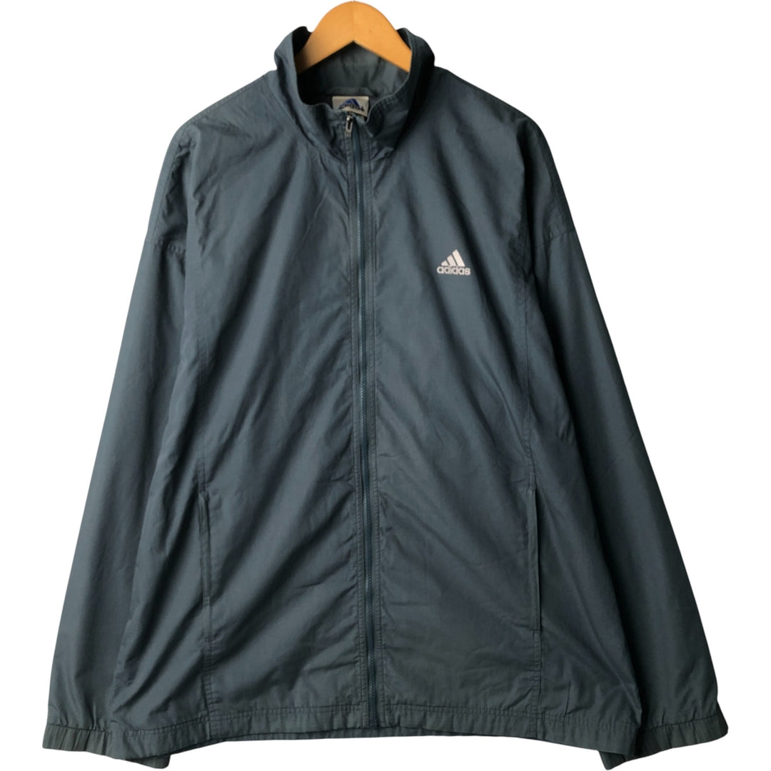 90'S Adidas Windbreaker Men's Size L Vintage polyester gray type Vintage Second Hand