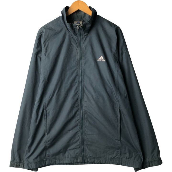90'S Adidas Windbreaker Men's Size L Vintage polyester gray type Vintage Second Hand