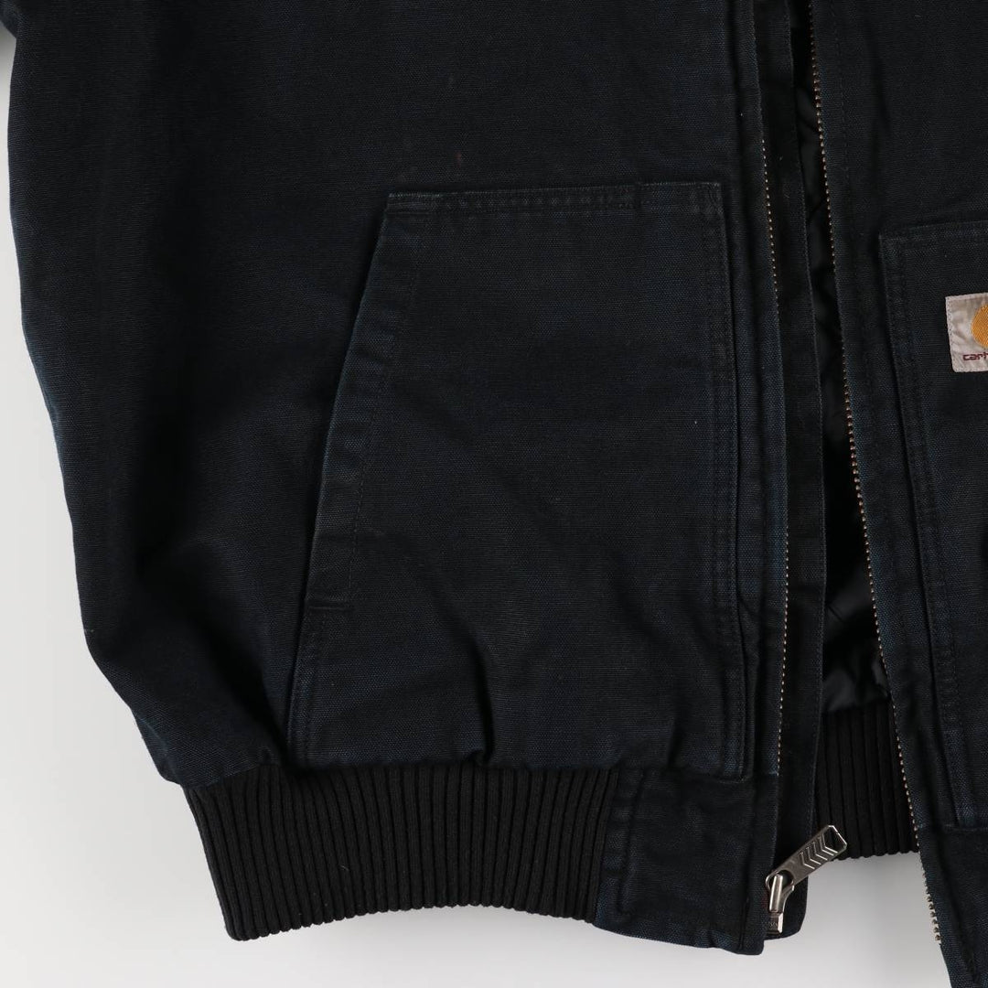 Carhartt Active Jacket, Loose Fit, Duck Full Zip Hoodie, Men's, Size XL cotton black type Vintage Second Hand