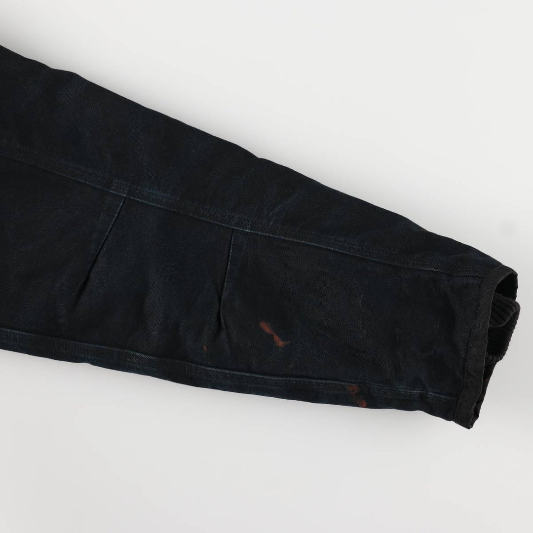 Carhartt Active Jacket, Loose Fit, Duck Full Zip Hoodie, Men's, Size XL cotton black type Vintage Second Hand