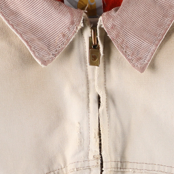 Carhartt Santa Fe Jacket, Duckwork Blouson, Men's XXL unclear unbleached Vintage Second Hand