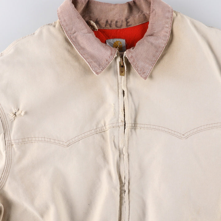 Carhartt Santa Fe Jacket, Duckwork Blouson, Men's XXL unclear unbleached Vintage Second Hand