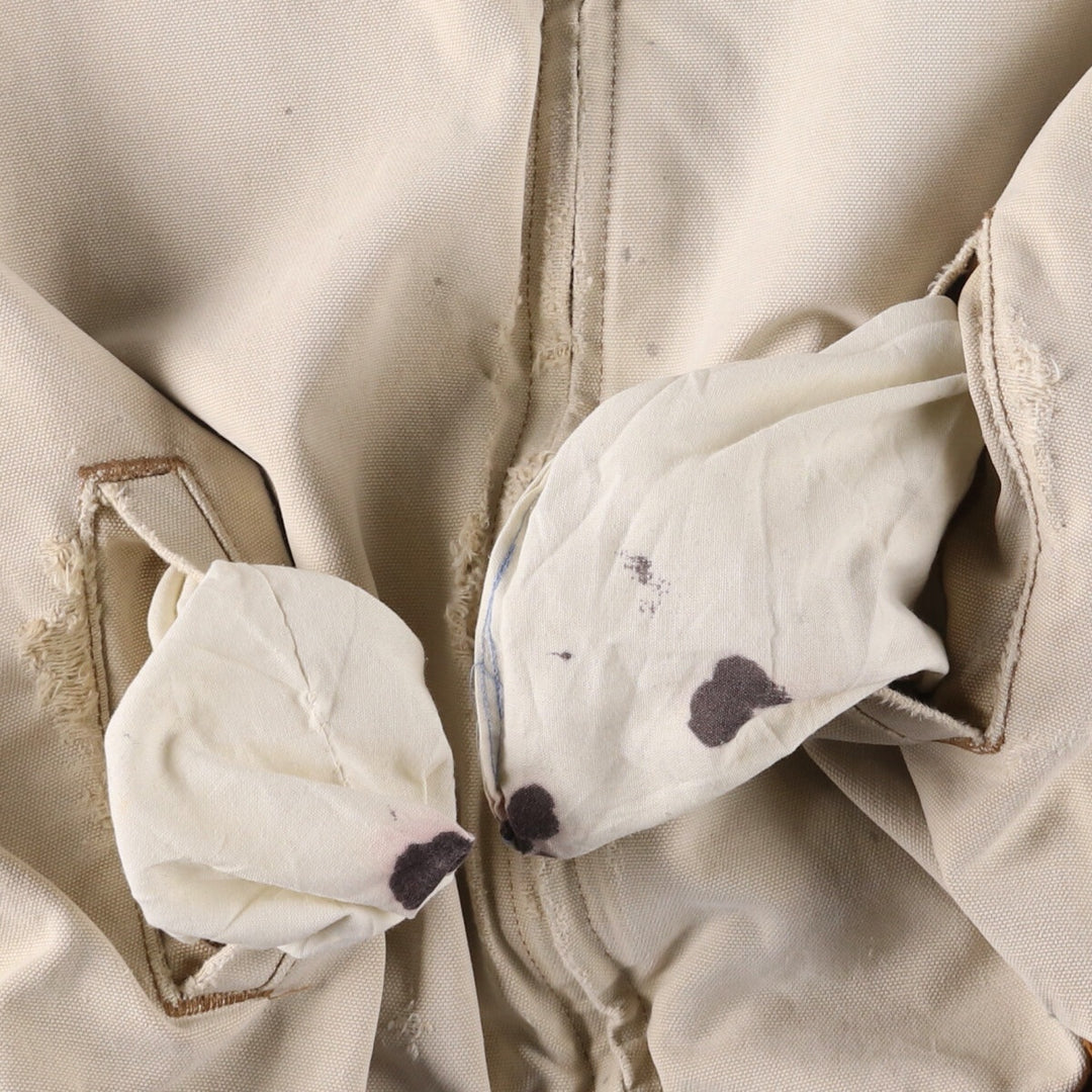 Carhartt Santa Fe Jacket, Duckwork Blouson, Men's XXL unclear unbleached Vintage Second Hand