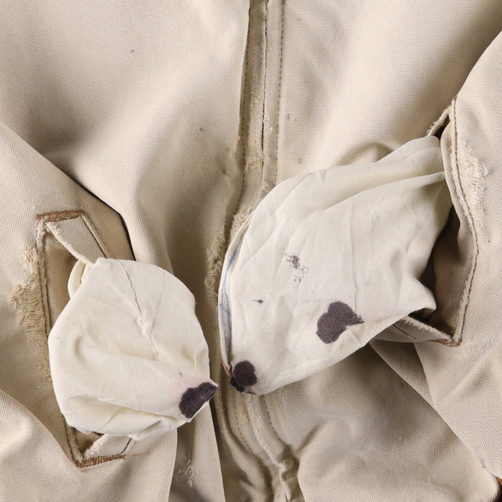 Carhartt Santa Fe Jacket, Duckwork Blouson, Men's XXL unclear unbleached Vintage Second Hand