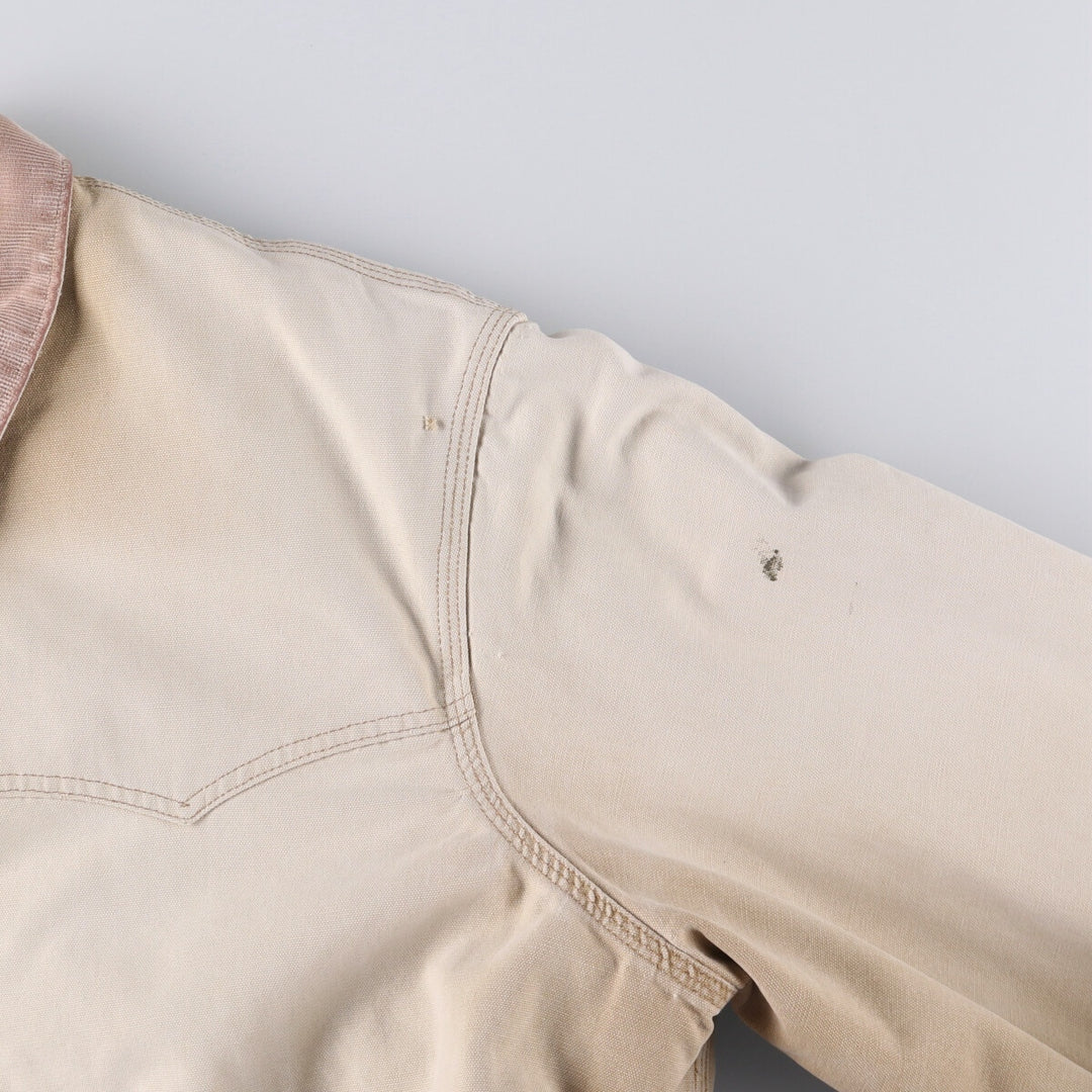 Carhartt Santa Fe Jacket, Duckwork Blouson, Men's XXL unclear unbleached Vintage Second Hand